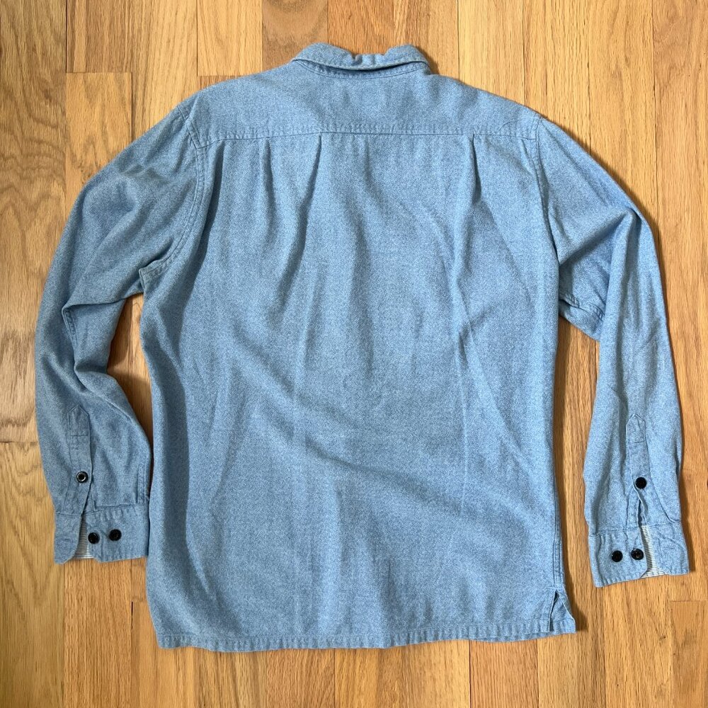 nautica - men's casual button down shirt - light blue - 100% cotton - size m - Picture 4 of 4